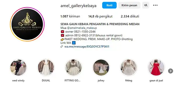 Amel Gallery Kebaya Medan