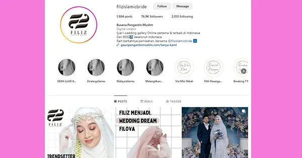 Filiz Islamic Bride Bandung