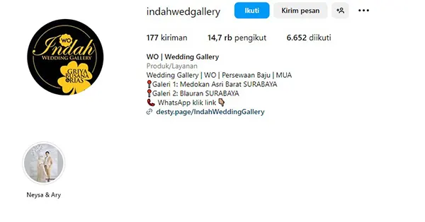 Indah Wedding Gallery