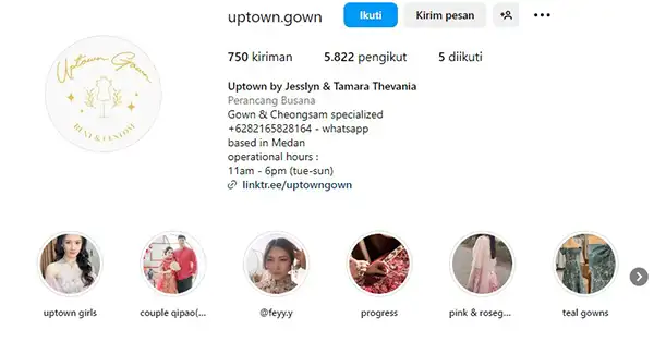 Uptown Gown Medan