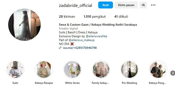 Zada Bride Surabaya