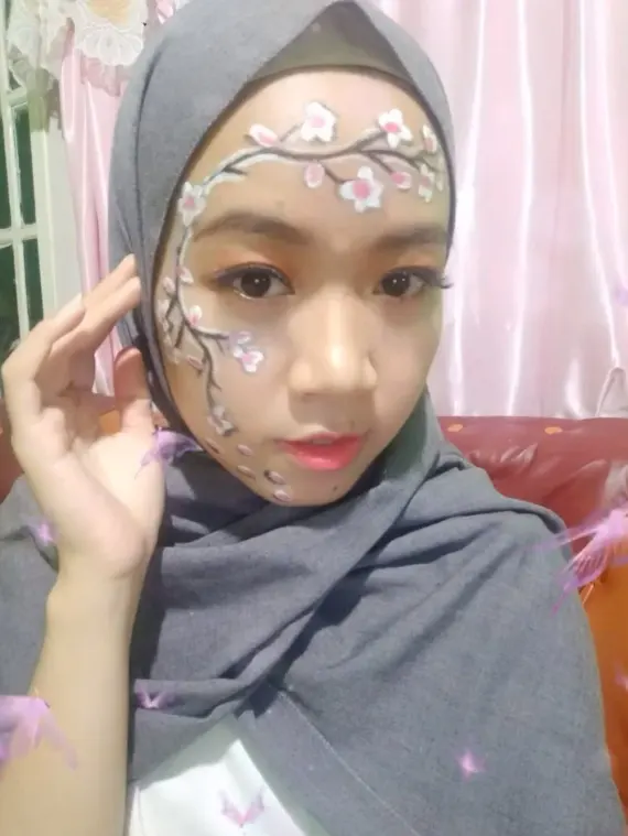 Ide Make Up Bunga Sakura