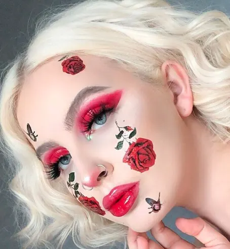 Makeup Karakter Bunga Mawar