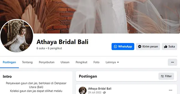 Athaya Bridal Bali