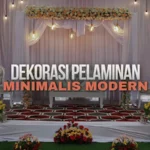 Dekorasi Pelaminan Minimalis Modern