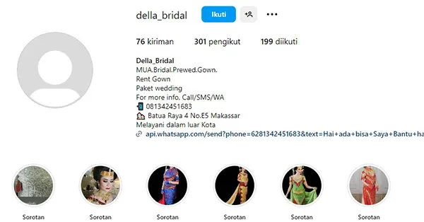Della Bridal Makassar