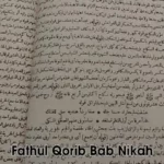 Fathul Qorib bab Nikah