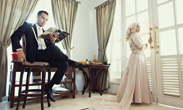 Foto prewedding indoor Elegant