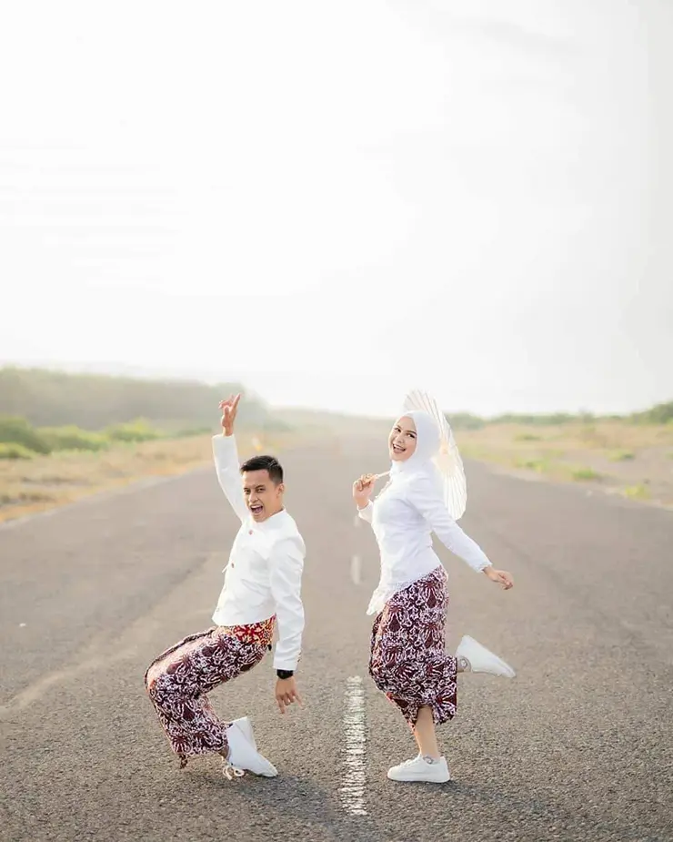 Foto prewedding tanpa sentuhan kekinian