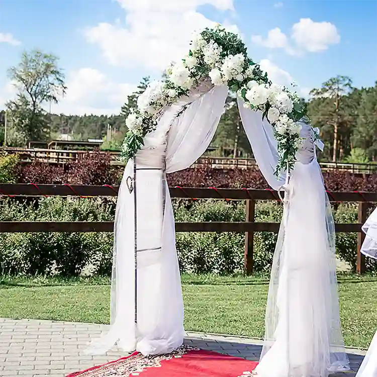 Gapura Pintu Masuk Pernikahan Sederhana besi