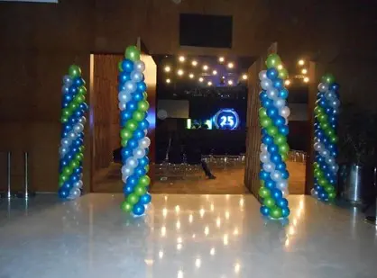 Gapura pernikahan Balon indoor gedung