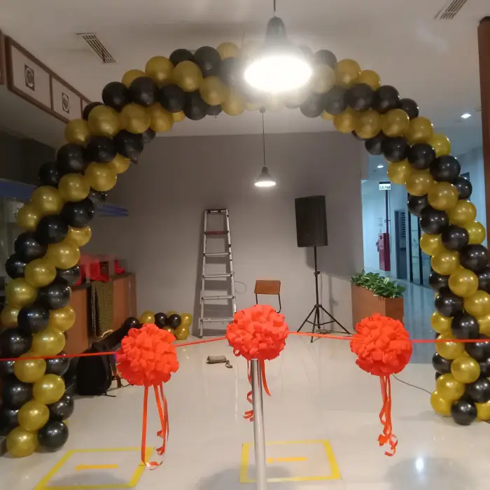 Gapura pernikahan Balon indoor
