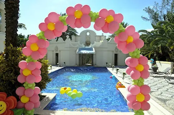 Gapura pernikahan Balon outdoor