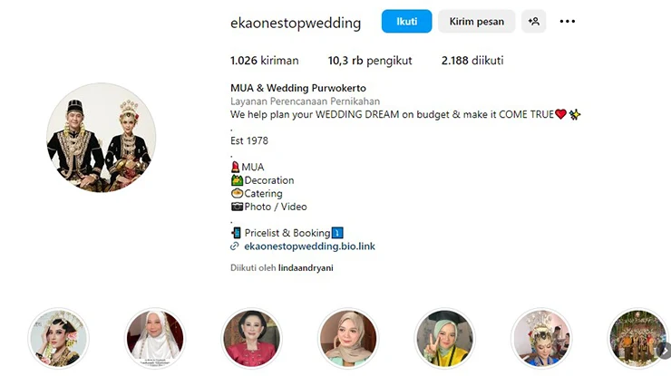 MUA Ekaonestopwedding