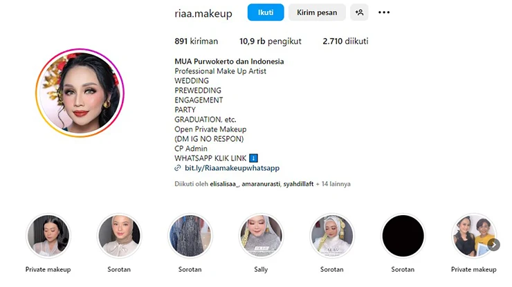 MUA Riaa Purwokerto