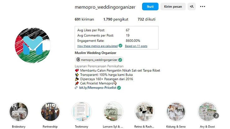 Memopro Wedding Organizer