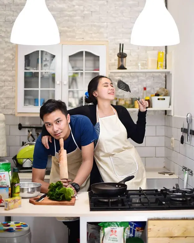 Prewedding indoor Dapur