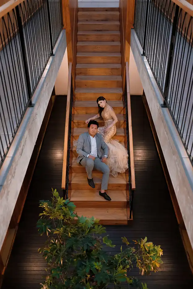 Prewedding indoor Tangga Kastil