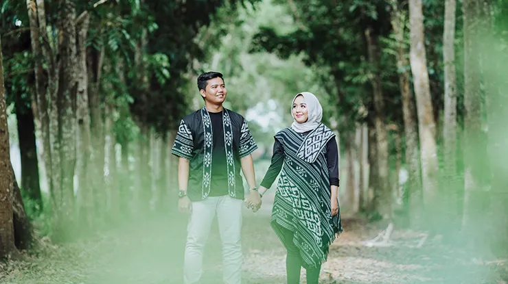 Prewedding outdoor Tema Alam