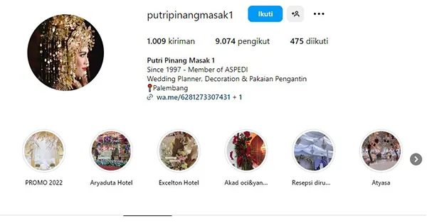 Putri Pinang Masak Palembang