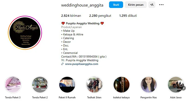 Sanggar Pengantin Puspita Anggita