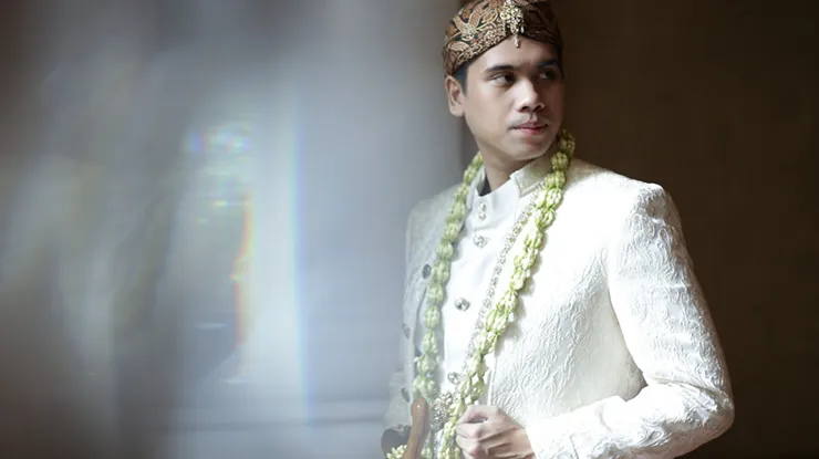 baju nikah Beskap