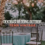 dekorasi wedding outdoor vintage
