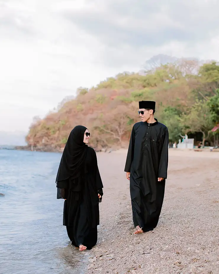 foto prewed tanpa sentuhan cadaran