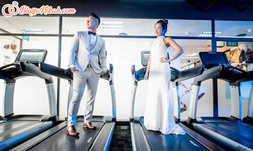 foto prewedding Gym Sport