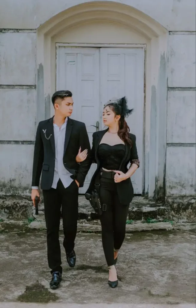 foto prewedding ala Mafia Klasik