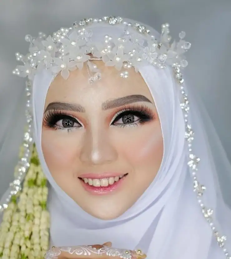 hijab mahkota Flower Crown