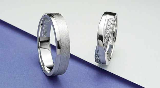 model cincin tunangan sepasang sederhana