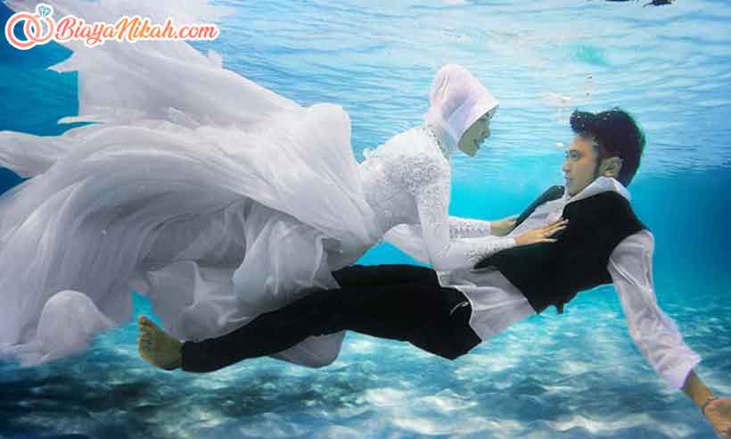 prewed di dalam air