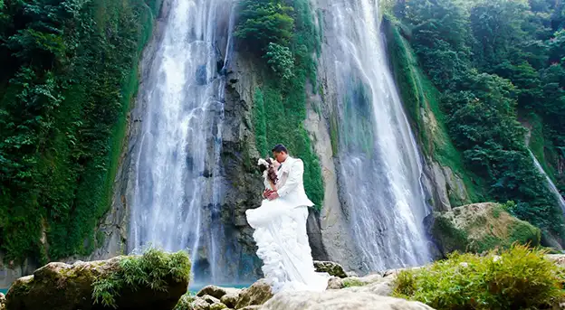 prewedding Curug Cikaso Sukabumi