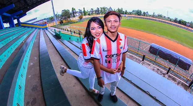 prewedding Gor Satria Purwokerto