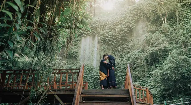 prewedding air Terjun Benang Kelambu