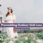 prewedding outdoor unik lucu