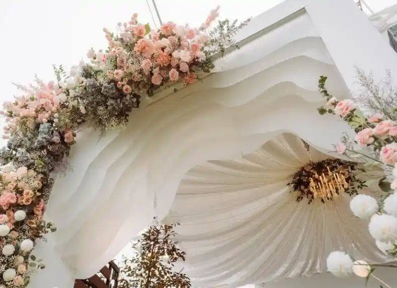 styrofoam untuk pintu masuk wedding